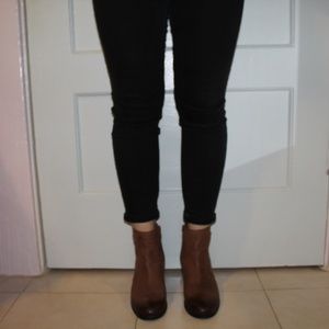 14th & union / heeled ankle boots / brown